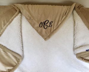 Monogrammed Blankets